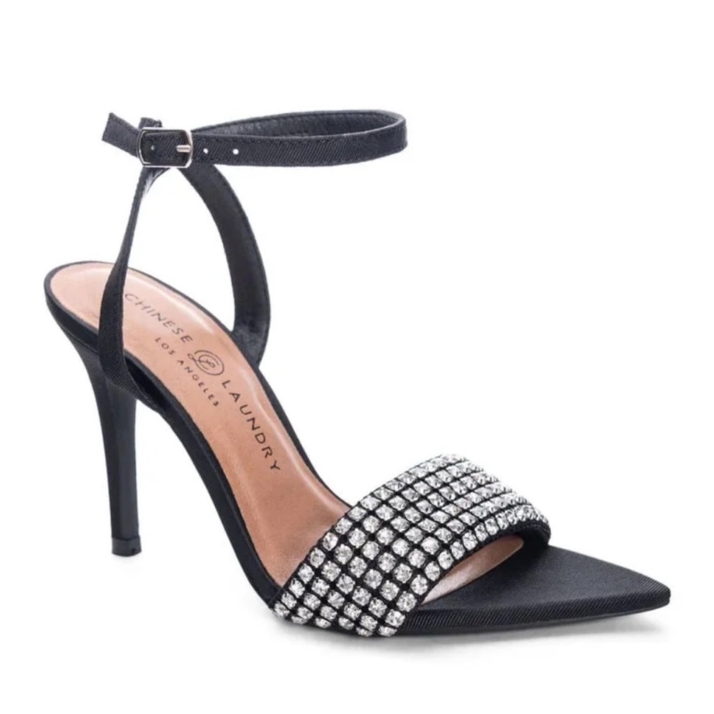 Chinese Laundry Black Justine Fab-Stone NWT High Heel